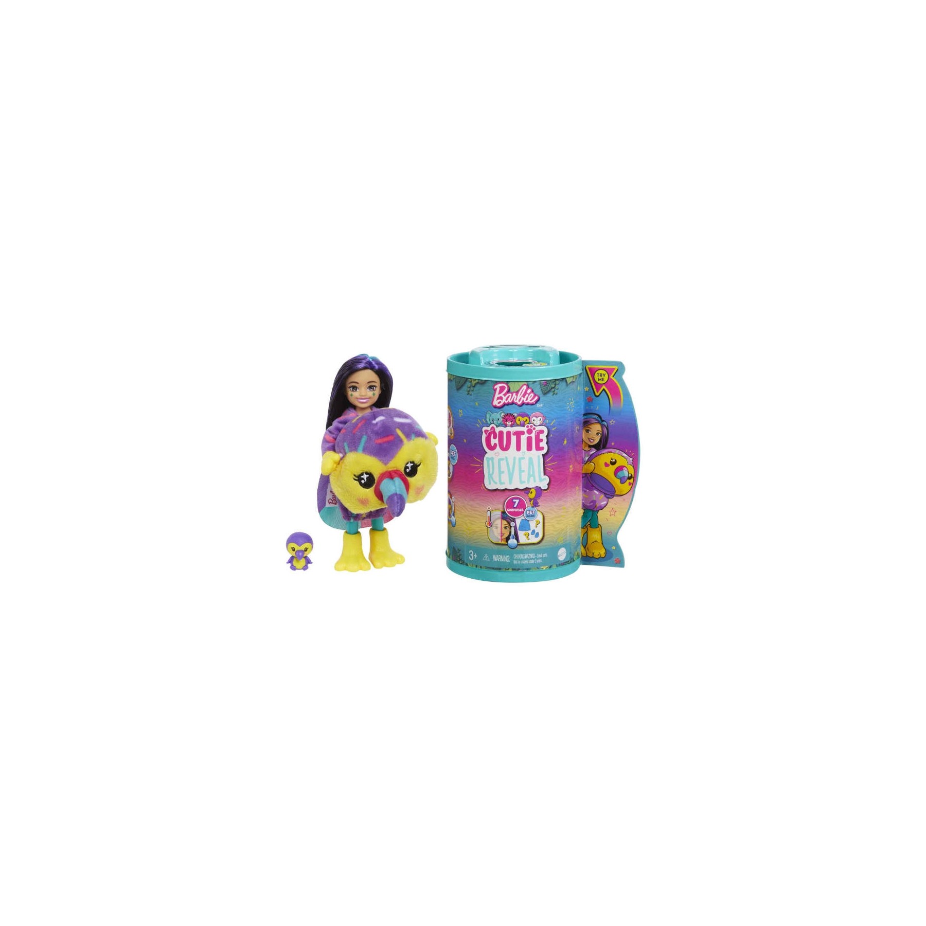 Barbie - Cutie Reveal Chelsea Jungle Series - Toucan (HKR16)