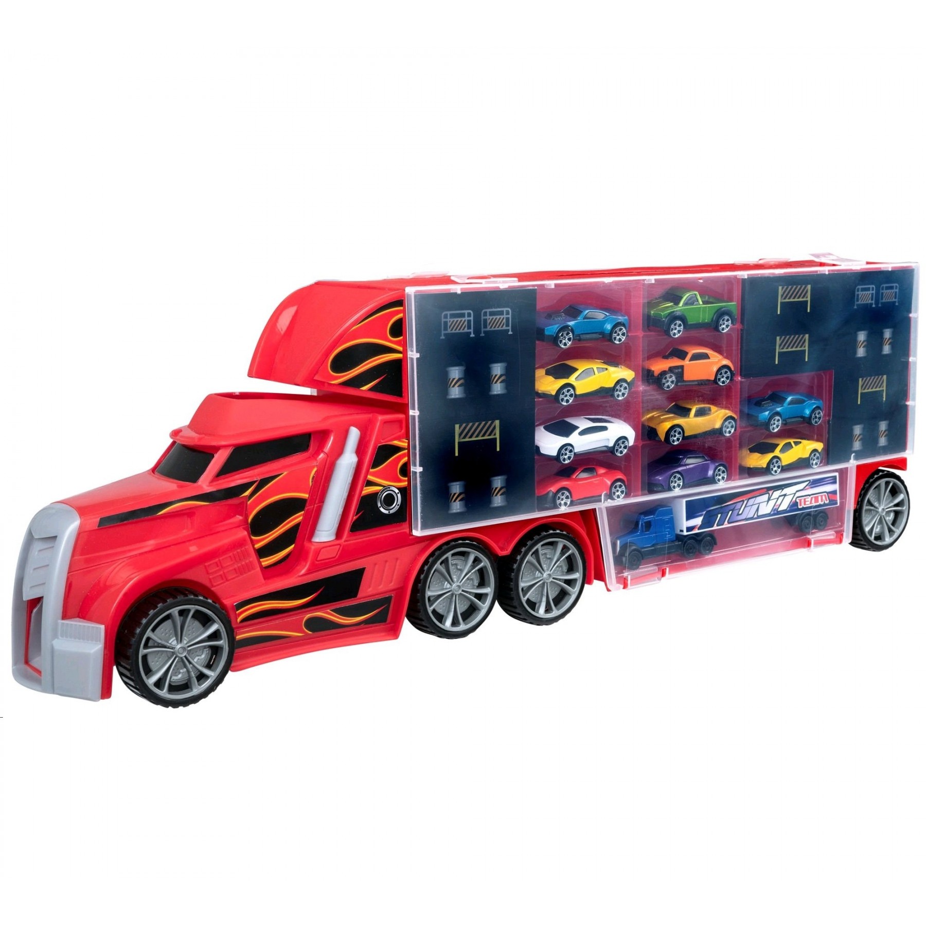 Teamsterz - Stunt Transporter with 10 cars (1416873)