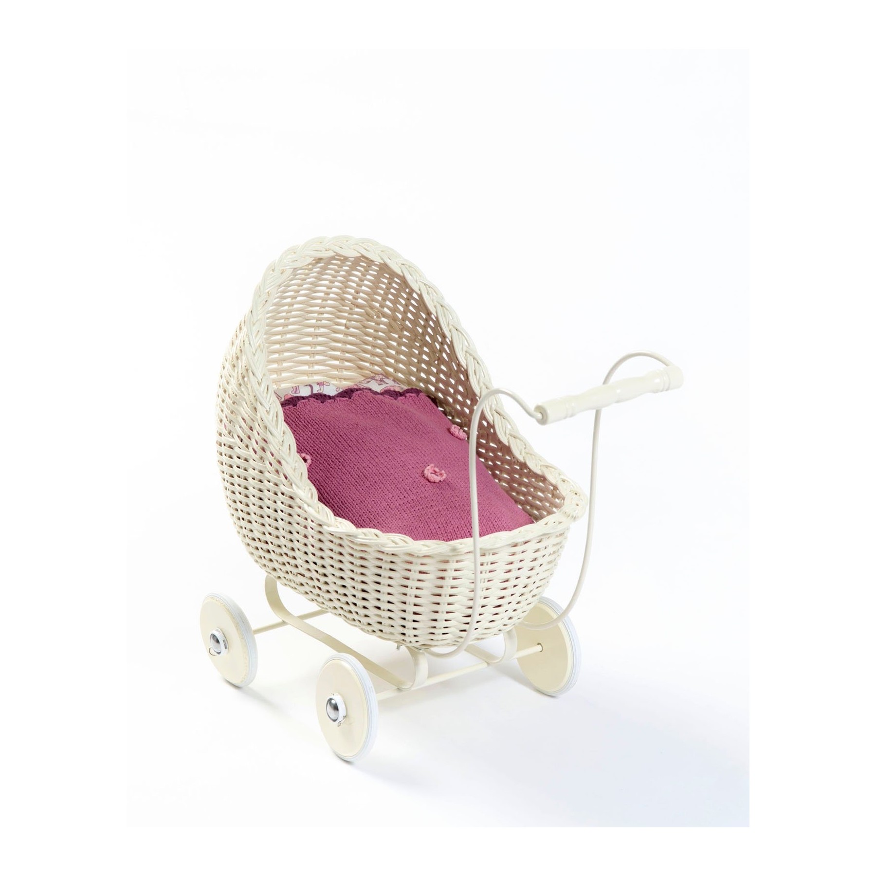 Smallstuff - Doll Stroller - Off White (51001-02)