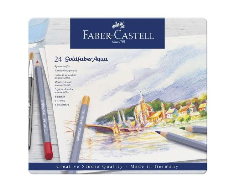 Faber-Castell - Goldfaber akvarel tin, 24 pc (114624)