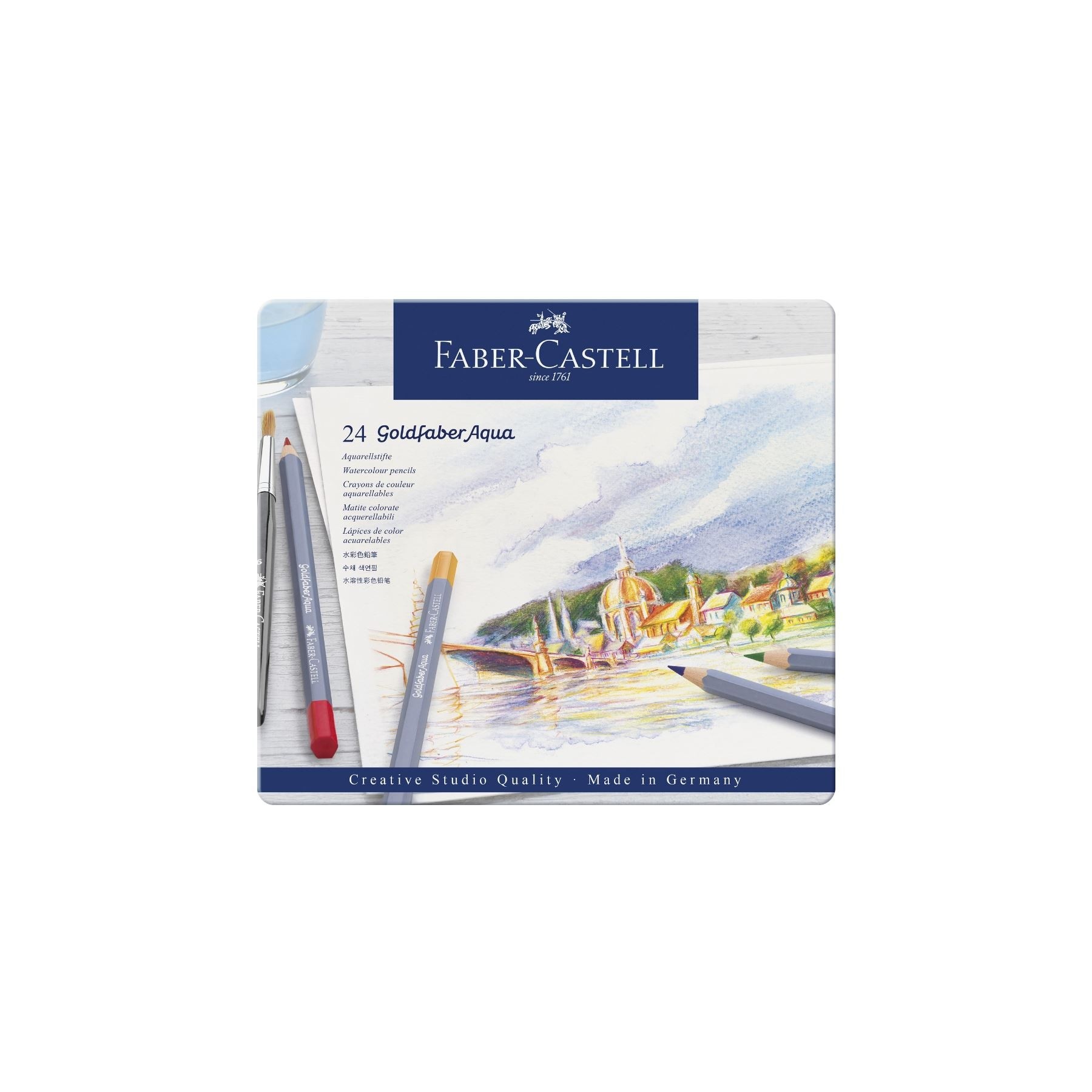 Faber-Castell - Goldfaber akvarel tin, 24 pc (114624)