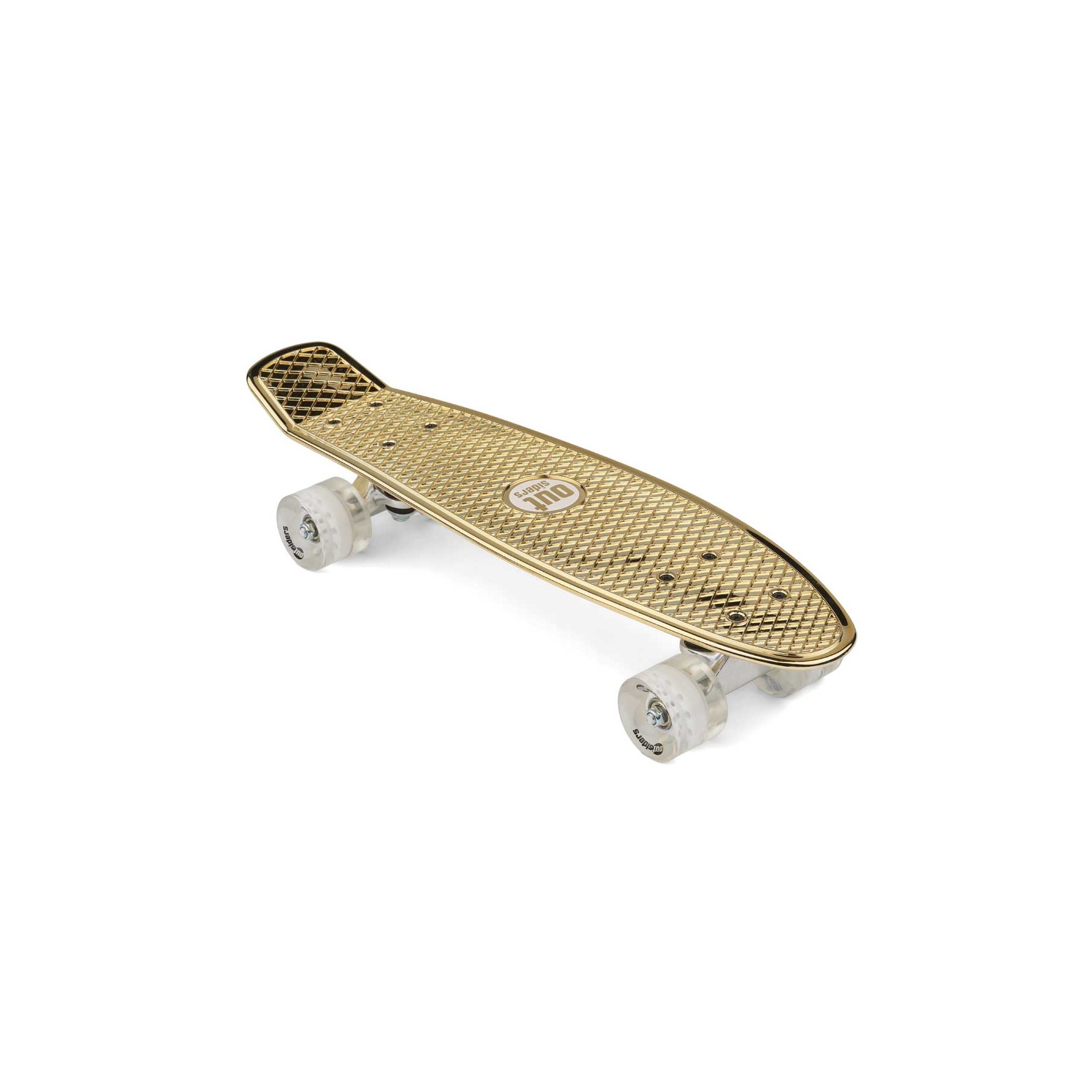 Outsiders - Chrome Edition Retro Skateboard Gold