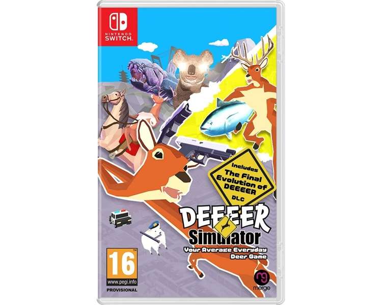 DEEEER Simulator: Your Average Everyday Deer Game Juego para Consola Nintendo Switch, PAL ESPAÑA