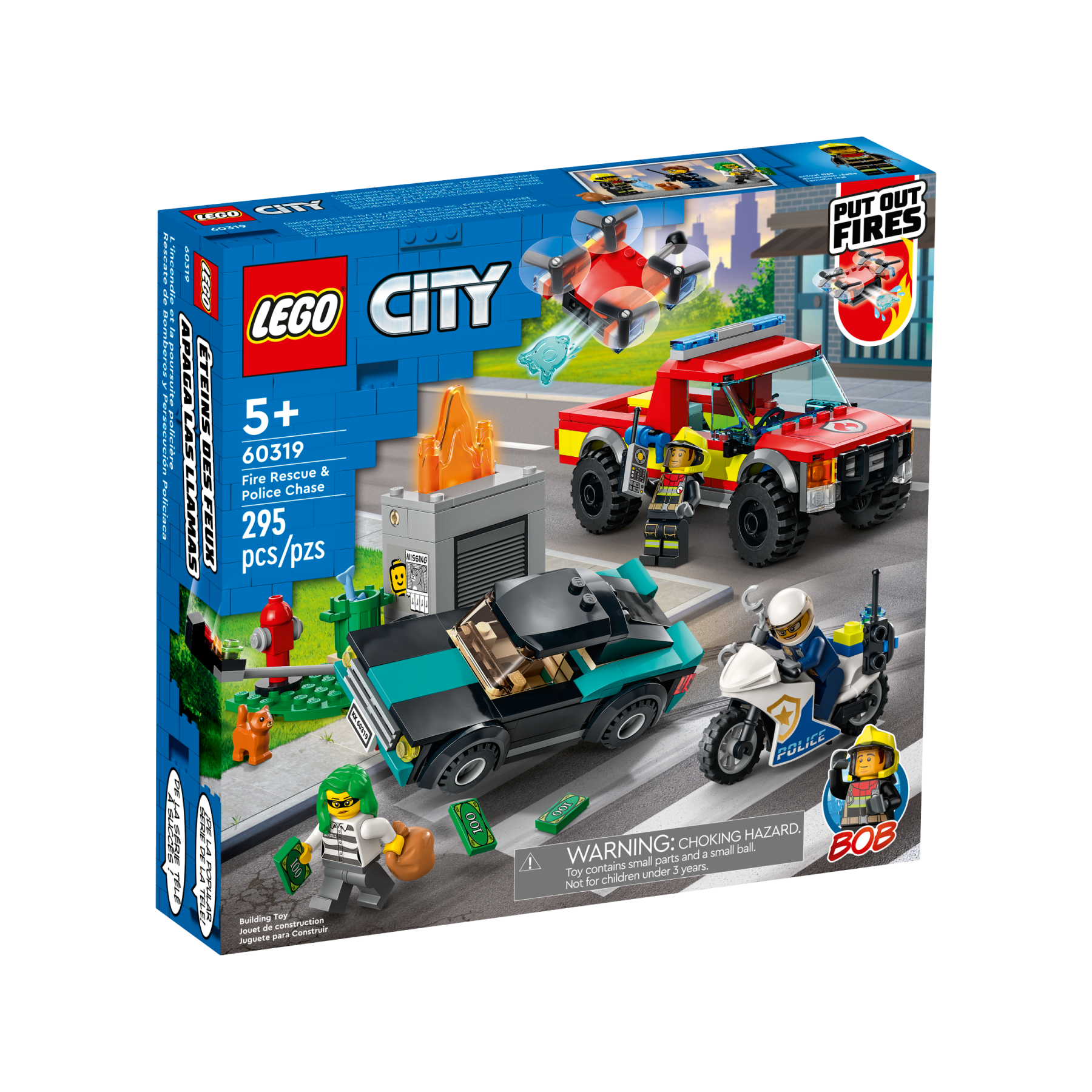 LEGO City - Firefighting and police hunting (60319)