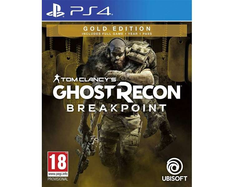 Tom Clancy's Ghost Recon: Breakpoint Gold Edition Juego para Consola Sony PlayStation 4 , PS4