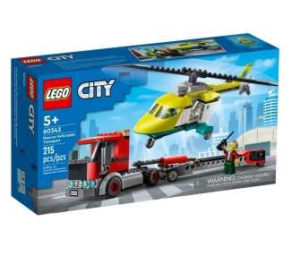 LEGO City, Transporte de helicóptero de rescate (60343)