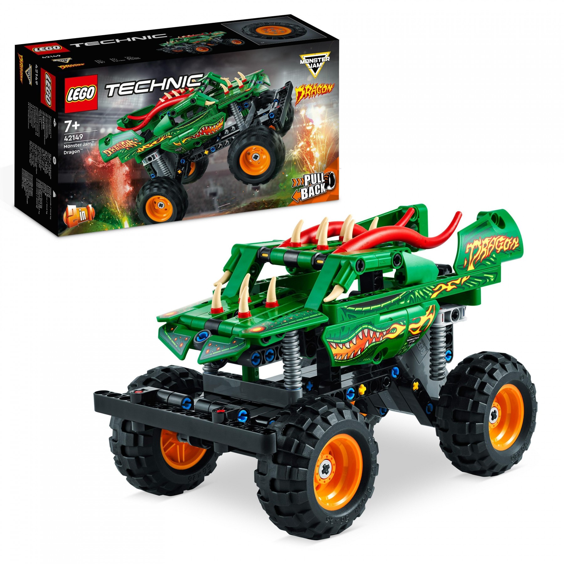 LEGO Technic, Monster Jam™ Dragon™ (42149)_x000D_