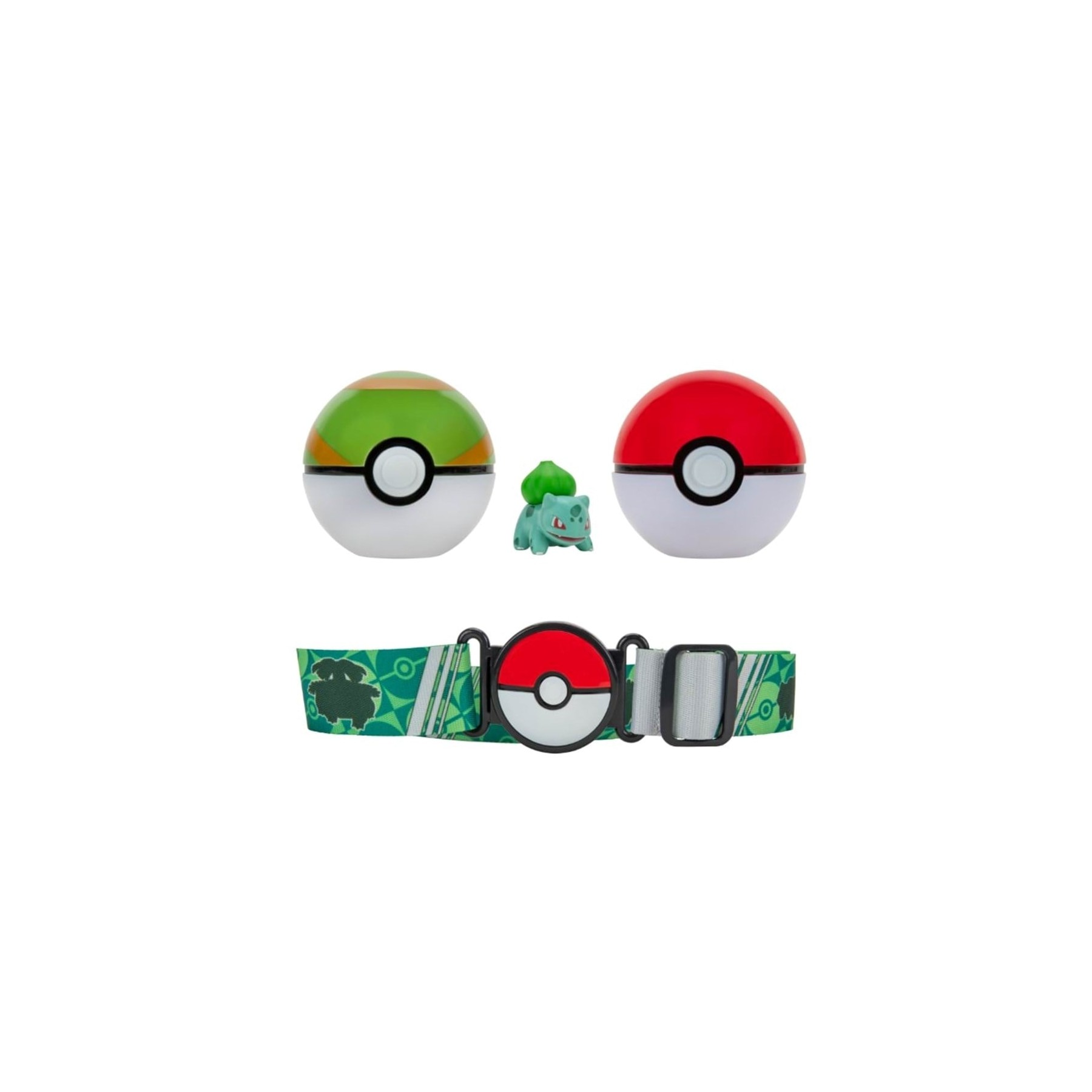 Pokemon - Clip N Go Poke Ball Belt Set Ass. - Bulbasaur (PKW2715)
