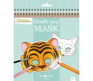 Avenue Mandarine - Graffy Pop Mask - Animals