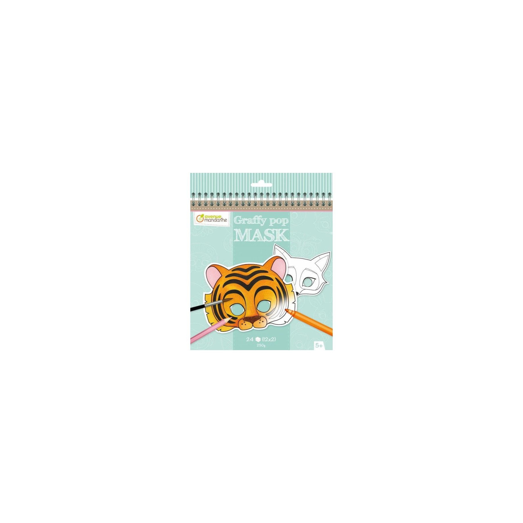 Avenue Mandarine - Graffy Pop Mask - Animals