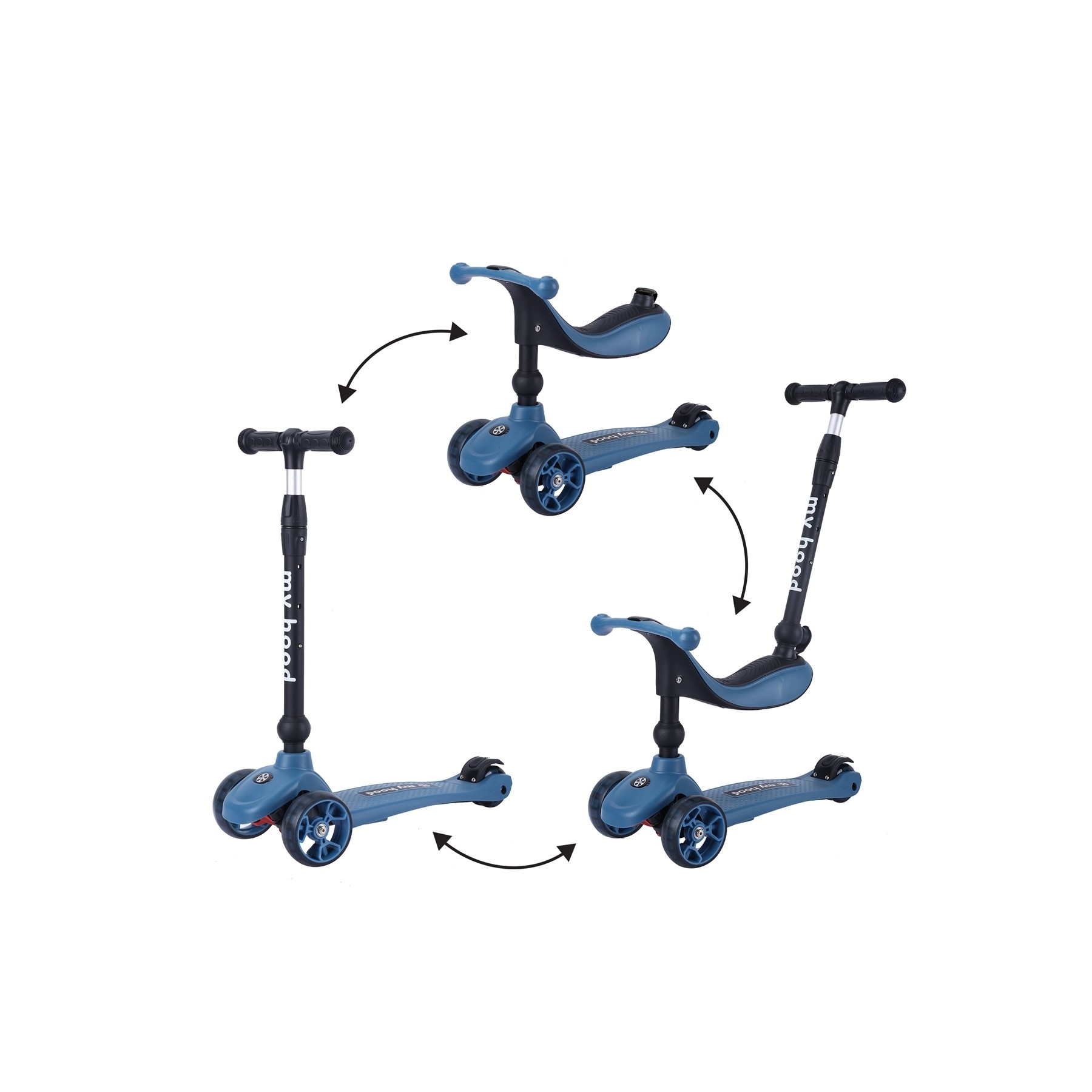 My Hood - Kick'n Ride Scooter - Blue (505142)