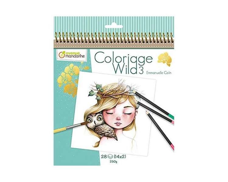 Avenu Mandarine - Emmanuelle Colin - Colouring book Wild 3