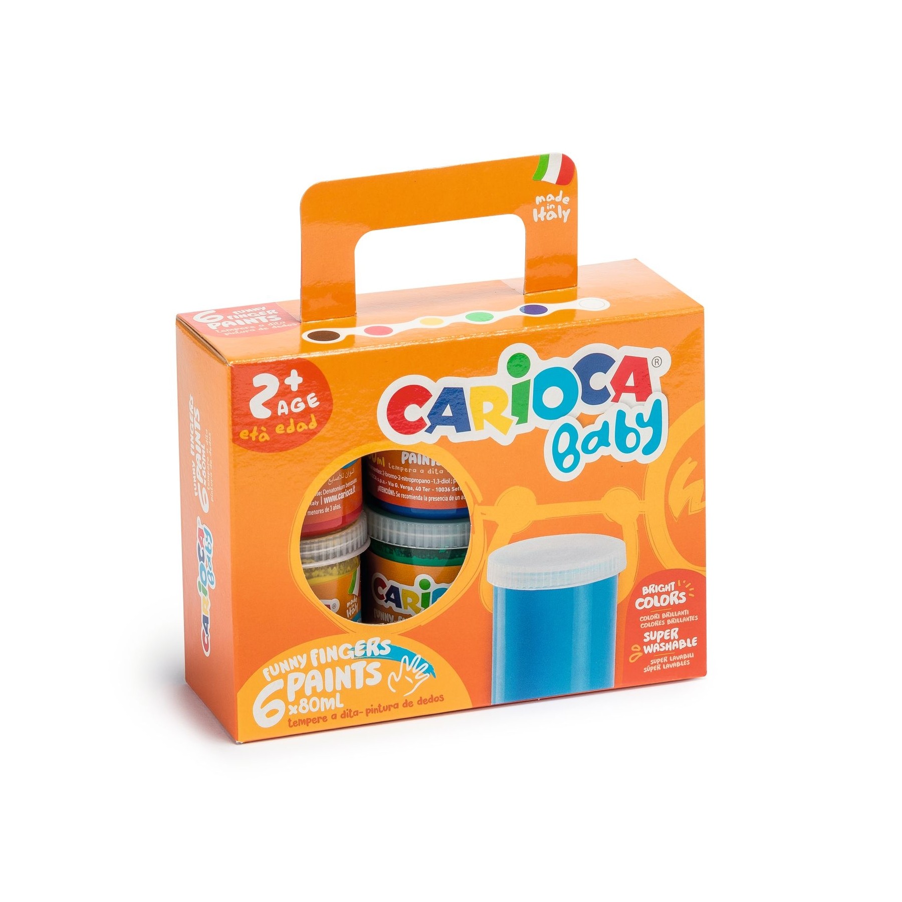 Carioca, 6 Pinturas De Dedos (32771)