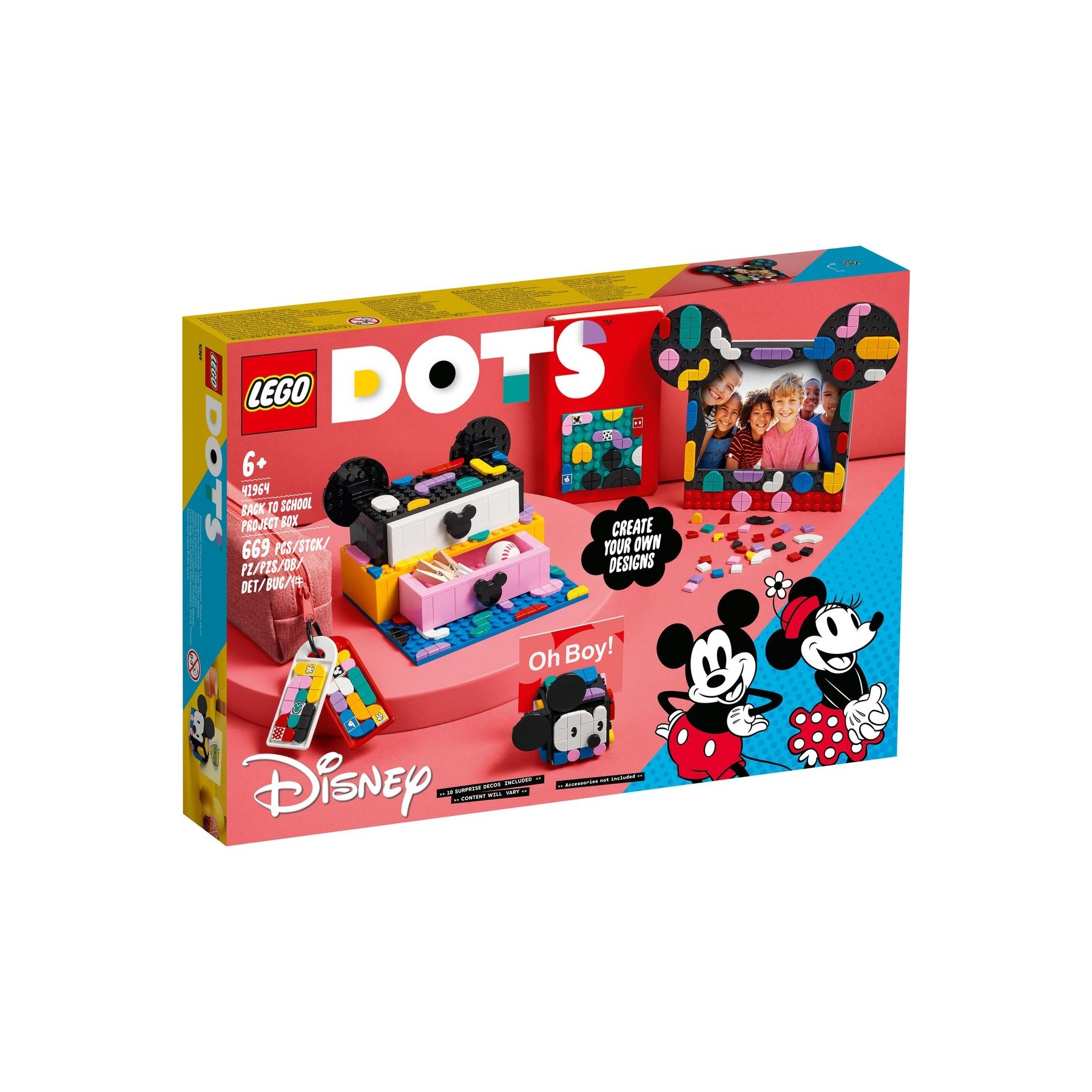 LEGO Dots - Mickey Mouse & Minnie Mouse Back-to-School (41964)