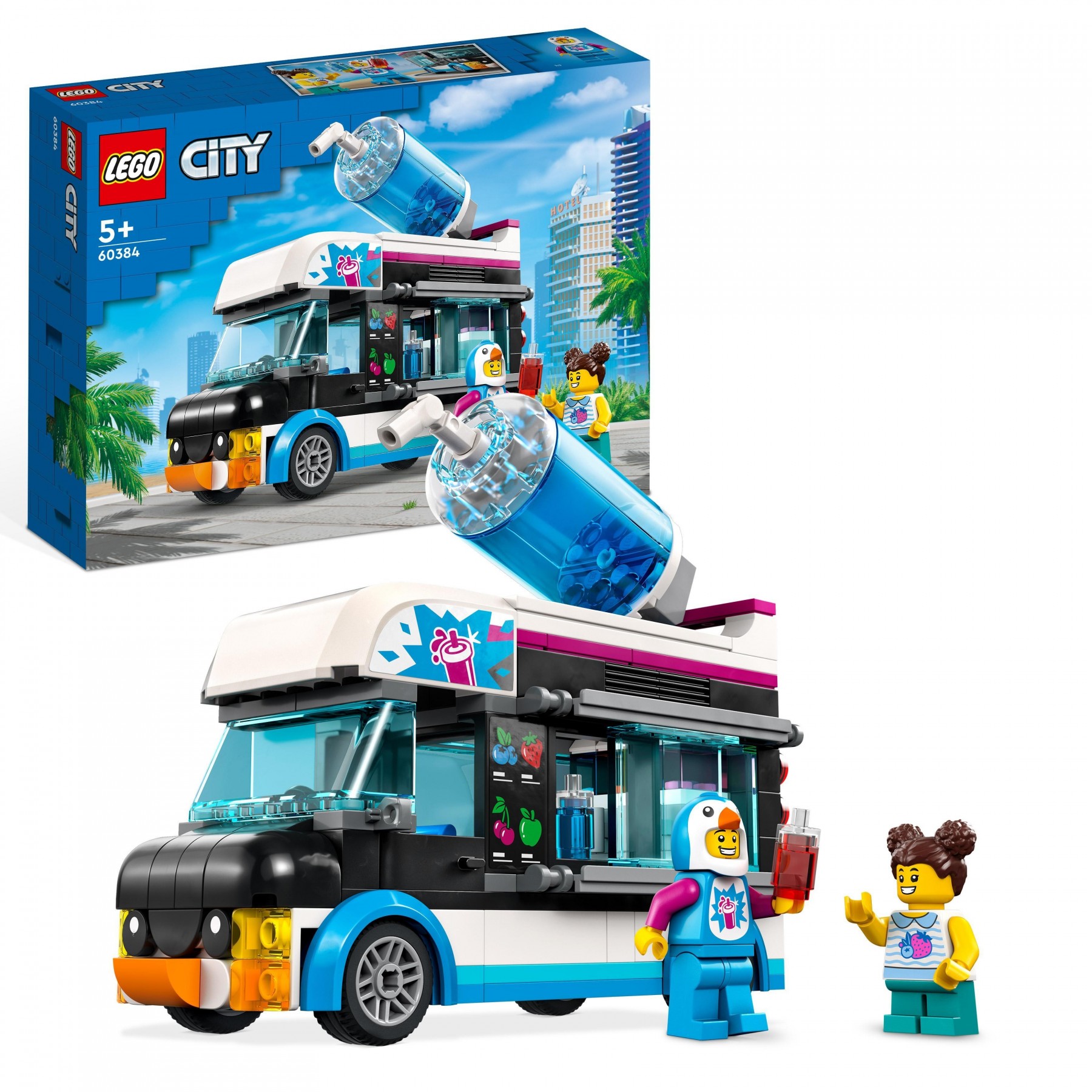 LEGO City, Furgoneta de Granizados de Pingüinos (60384)