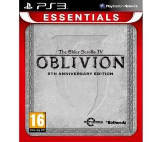 Elder Scrolls IV Oblivion 5th Anniversary Edition Essentials Juego para Consola Sony PlayStation 3 PS3