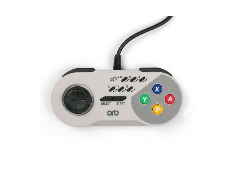 SNES mini Turbo Con Cable Mando Controller (ORB)