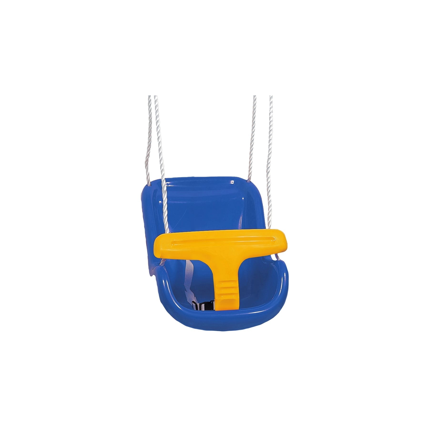 Spring Summer - Baby Swing Deluxe - Blue/Yellow (301204)