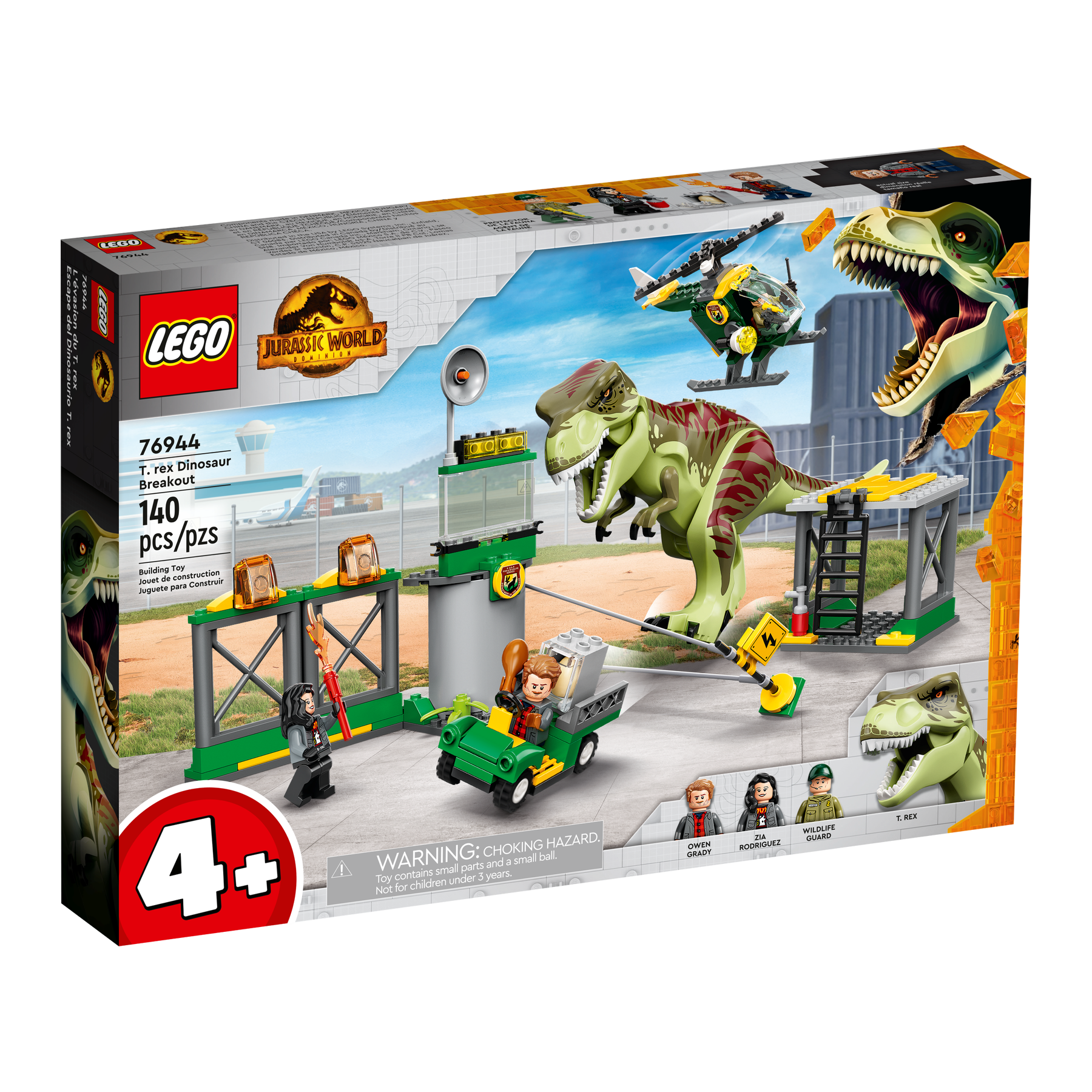 LEGO Jurassic World - T. rex on dinosaur flight (76944)