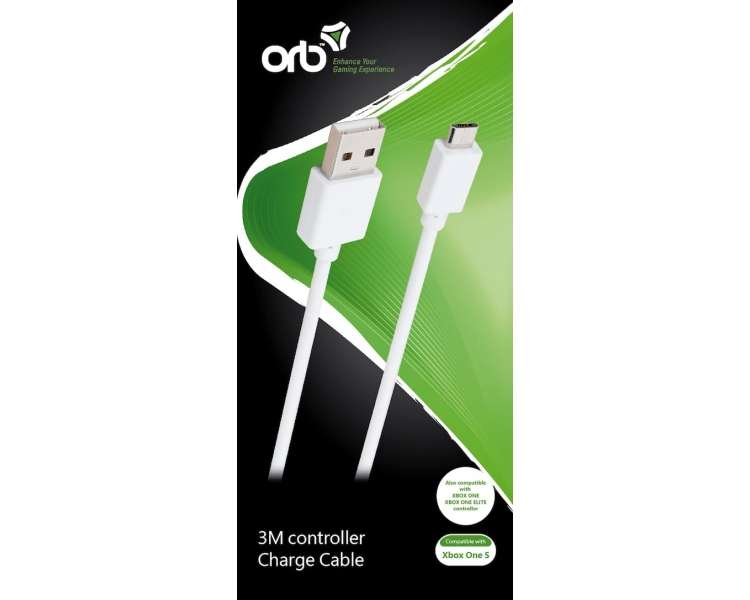 ORB Mando Controller charge cable (3m cable) - para Xbox One S