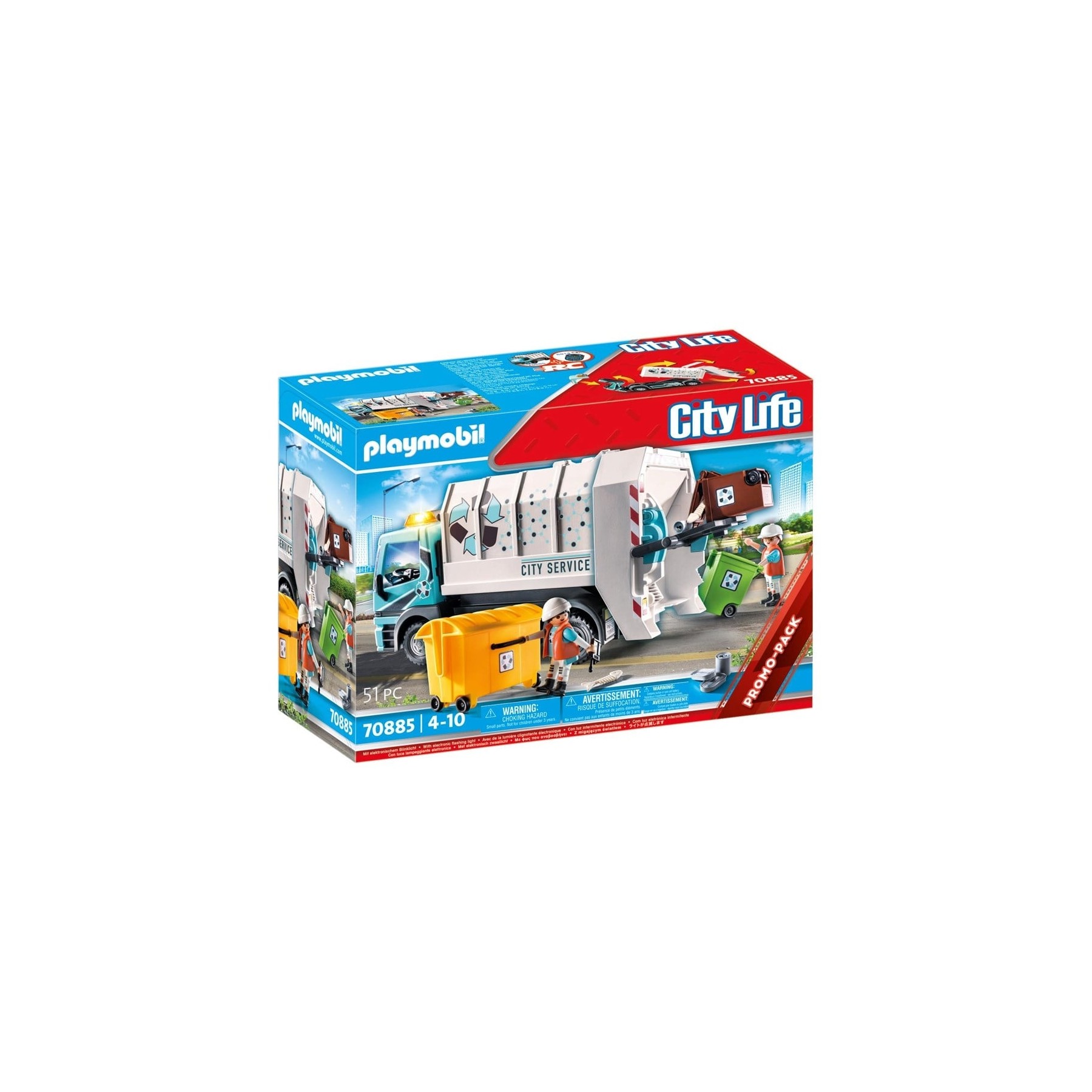 Playmobil - City Recycling Truck (70885)