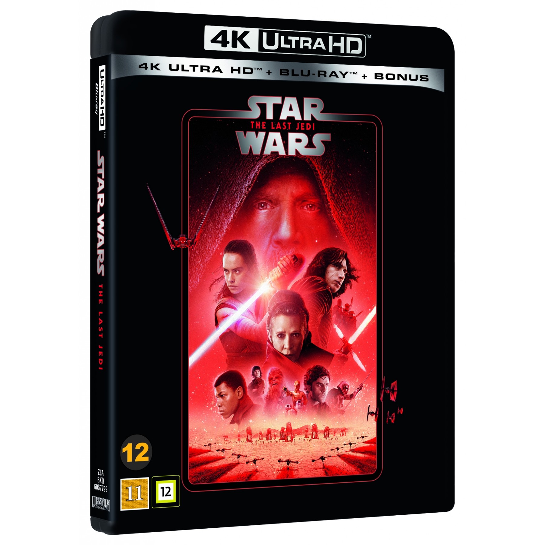 Star Wars:  Episode 8 - Last Jedi - 4K Blu ray