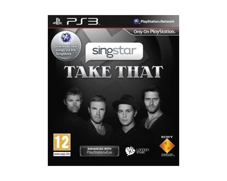SingStar Take That (Solus) Juego para Consola Sony PlayStation 3 PS3
