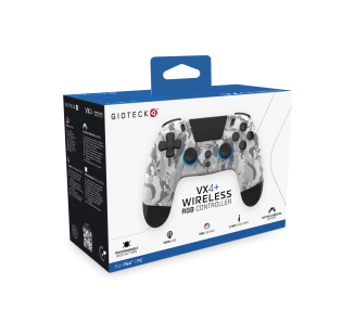 GIOTECK WX4+ Inalambrico RGB Mando Controller para PlayStation 4