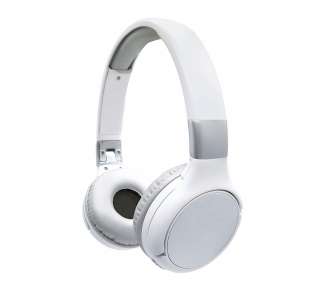 Lexibook - 2 in 1 Foldable Headphones – White/silver (HPBT010S)