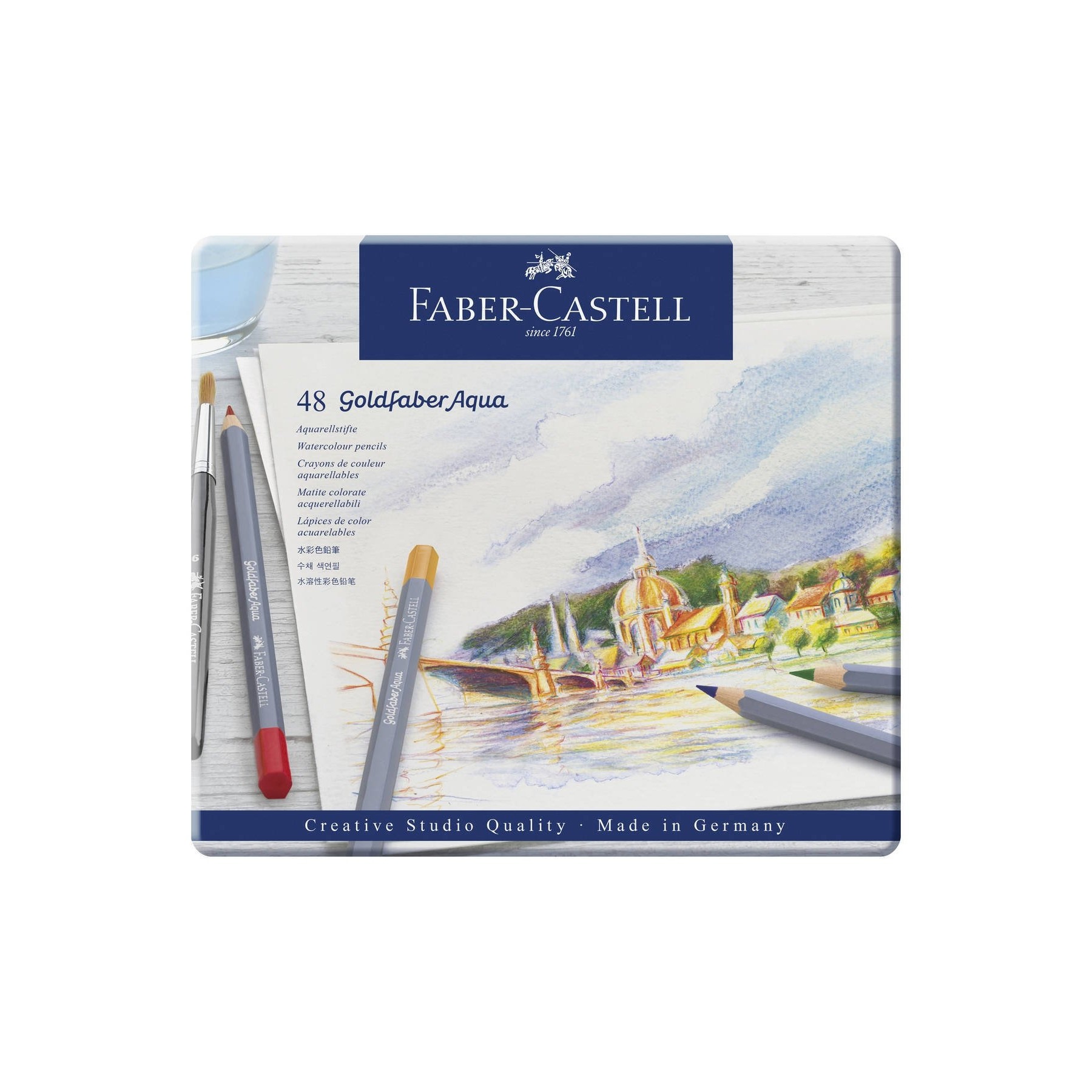 Faber-Castell - Goldfaber akvarel tin, 48 pc (114648)
