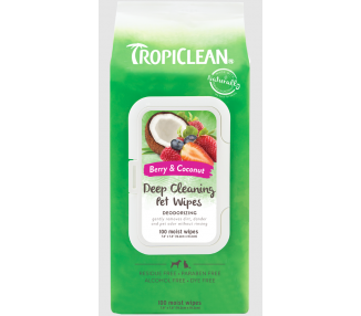 Tropiclean - Deep Cleaning Wipes 100pcs - (51706)