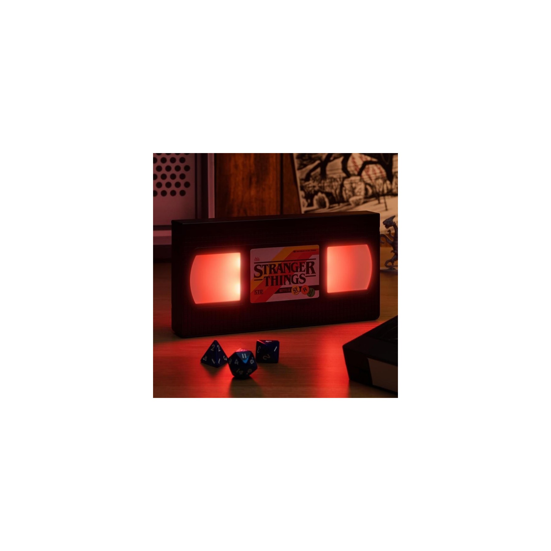 Stranger Things VHS Logo Light