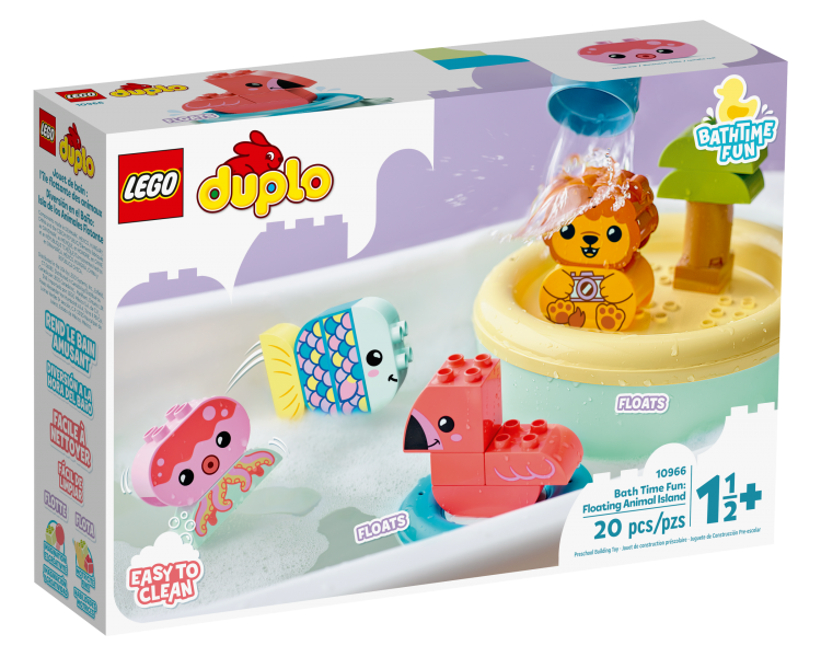 LEGO Duplo - Fun in bath - Floating animal island (10966)