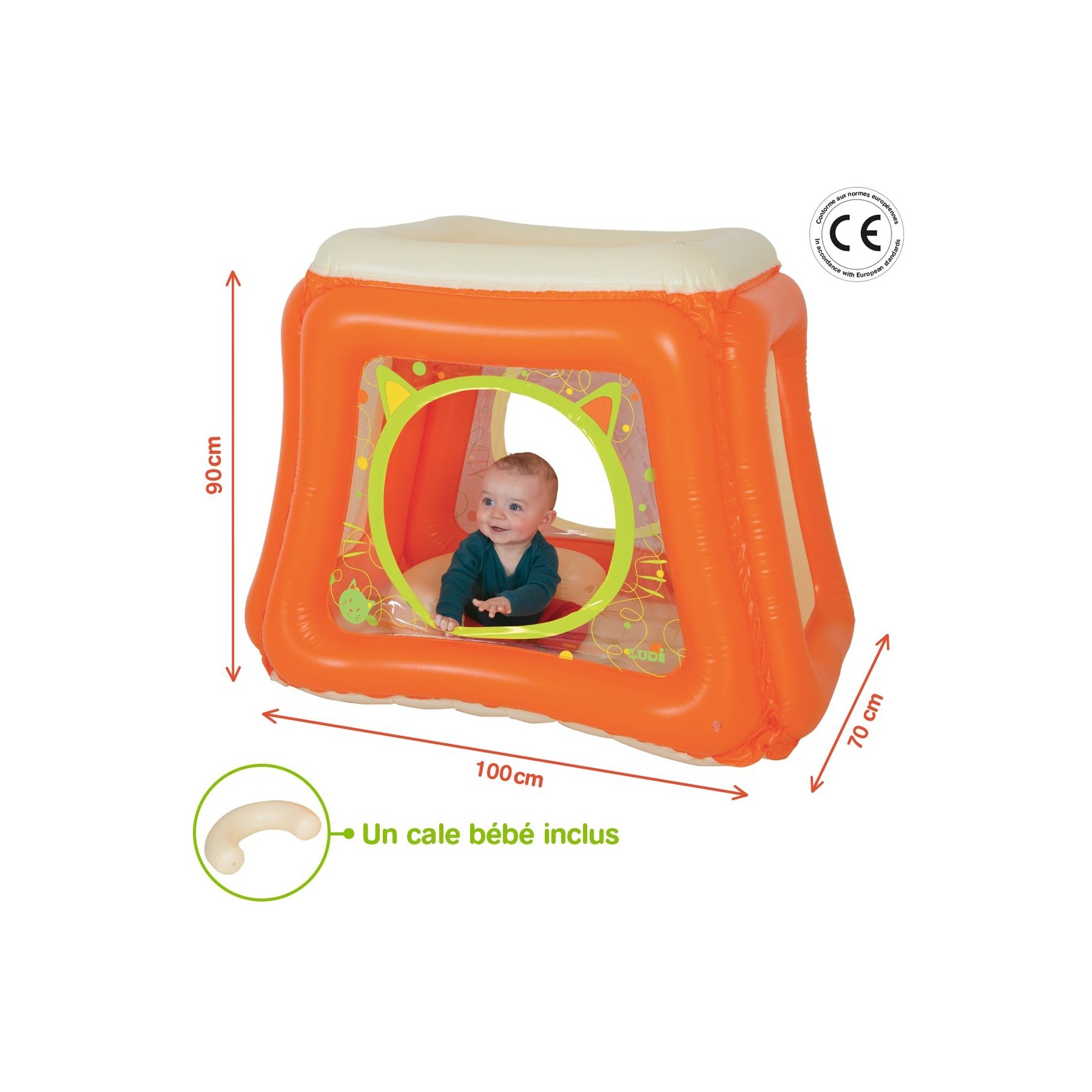 Ludi - Inflatable play pen - LU20002