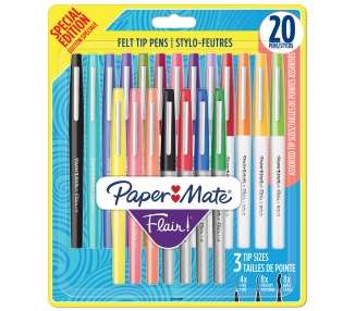 Paper Mate - Flair Felt Tip Pens Big Pack (2161989)