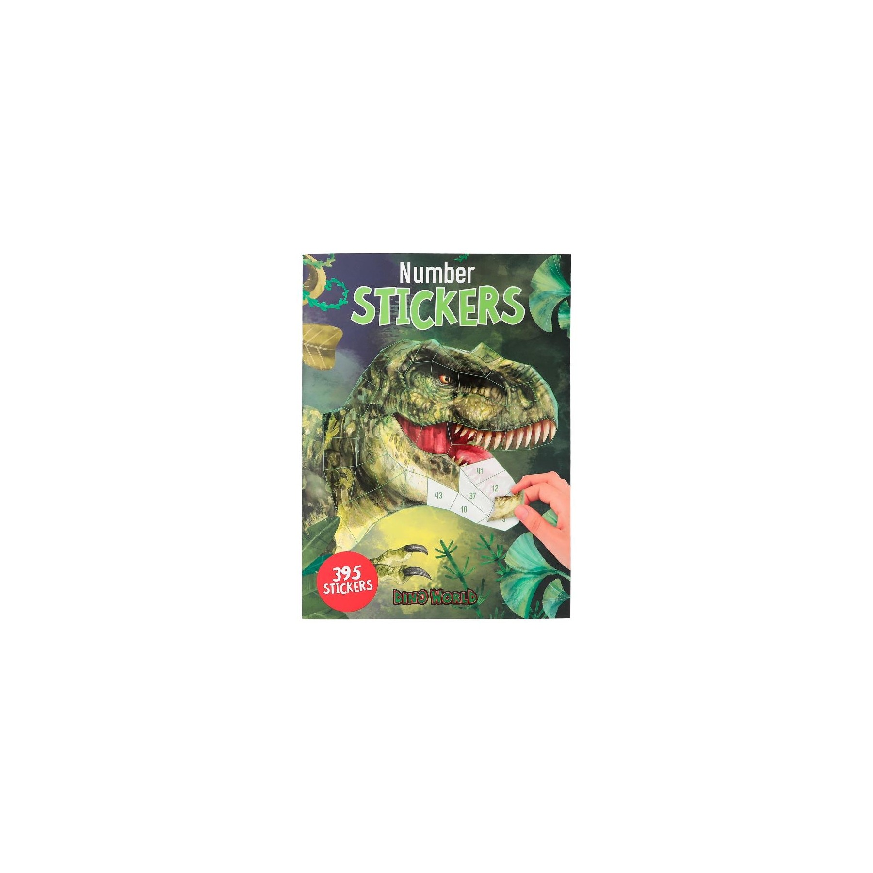 Dino Worldl Number Sticker (412487)