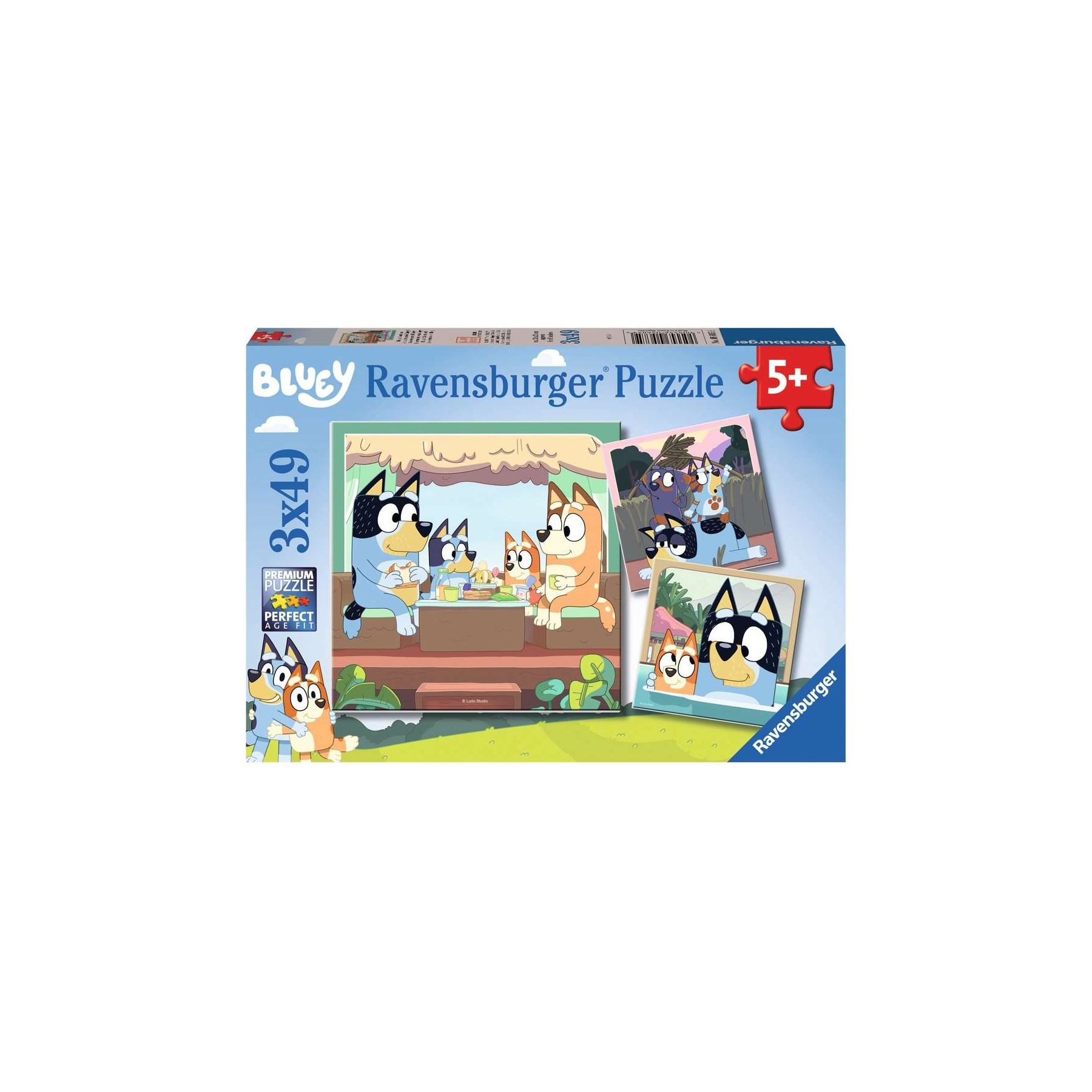 Rompecabezas Ravensburger - Bluey 3x49 Piezas - (10105685)_x000D_