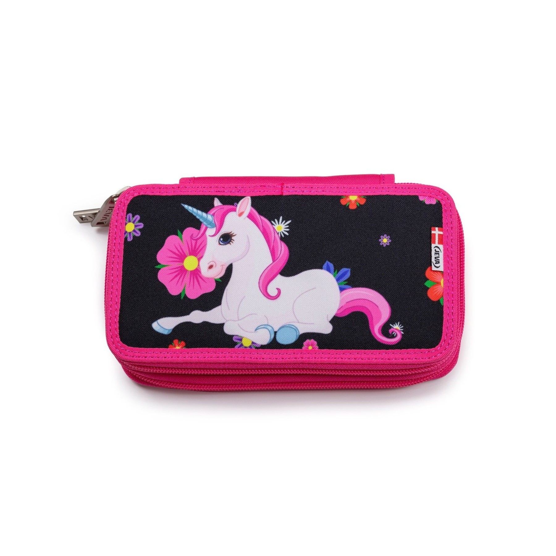 JEVA - Pencil Case TwoZip - My Flower Unicorn (8865-28)