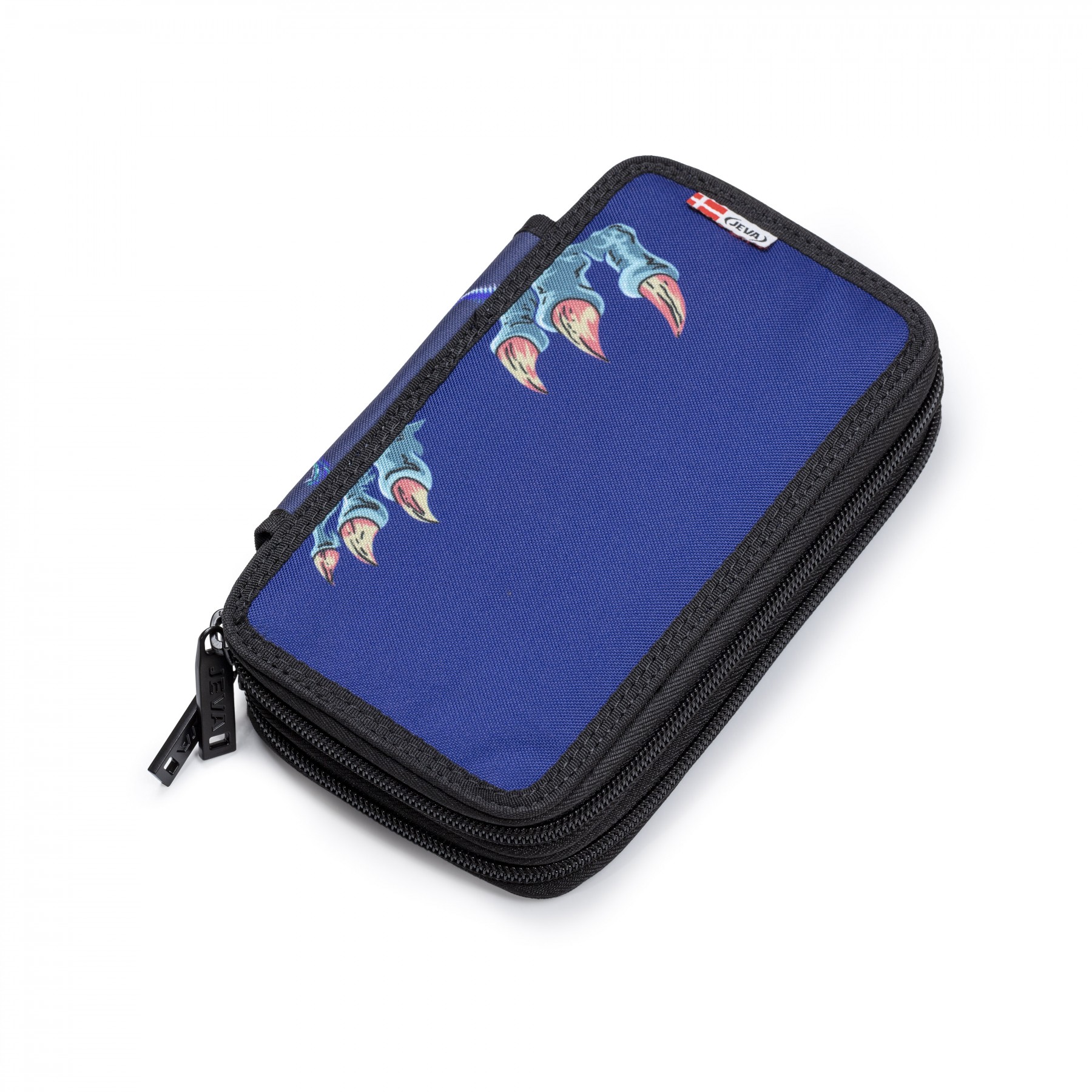 JEVA - Pencil Case TwoZip - Dinosaur