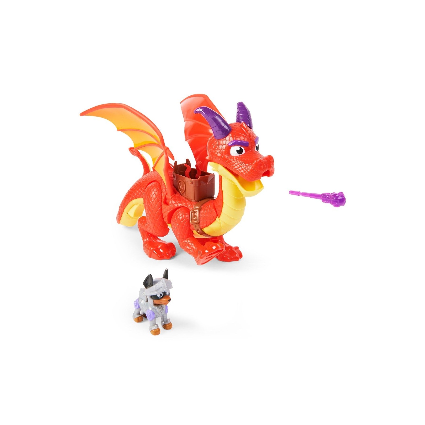 Paw Patrol - Caballeros - Sparks el Dragón y Claw (6062105)