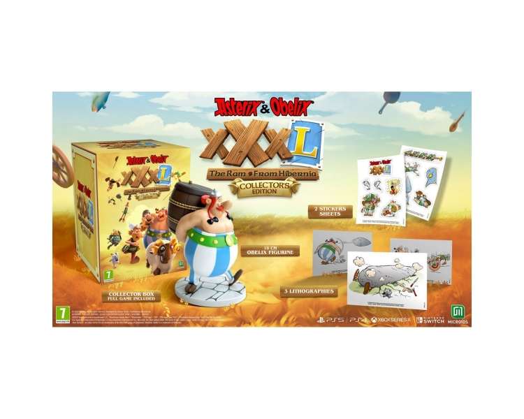 Asterix & Obelix XXXL The Ram From Hibernia Collectors Edition Juego para Consola Sony PlayStation 4 , PS4 [ PAL ESPAÑA ]