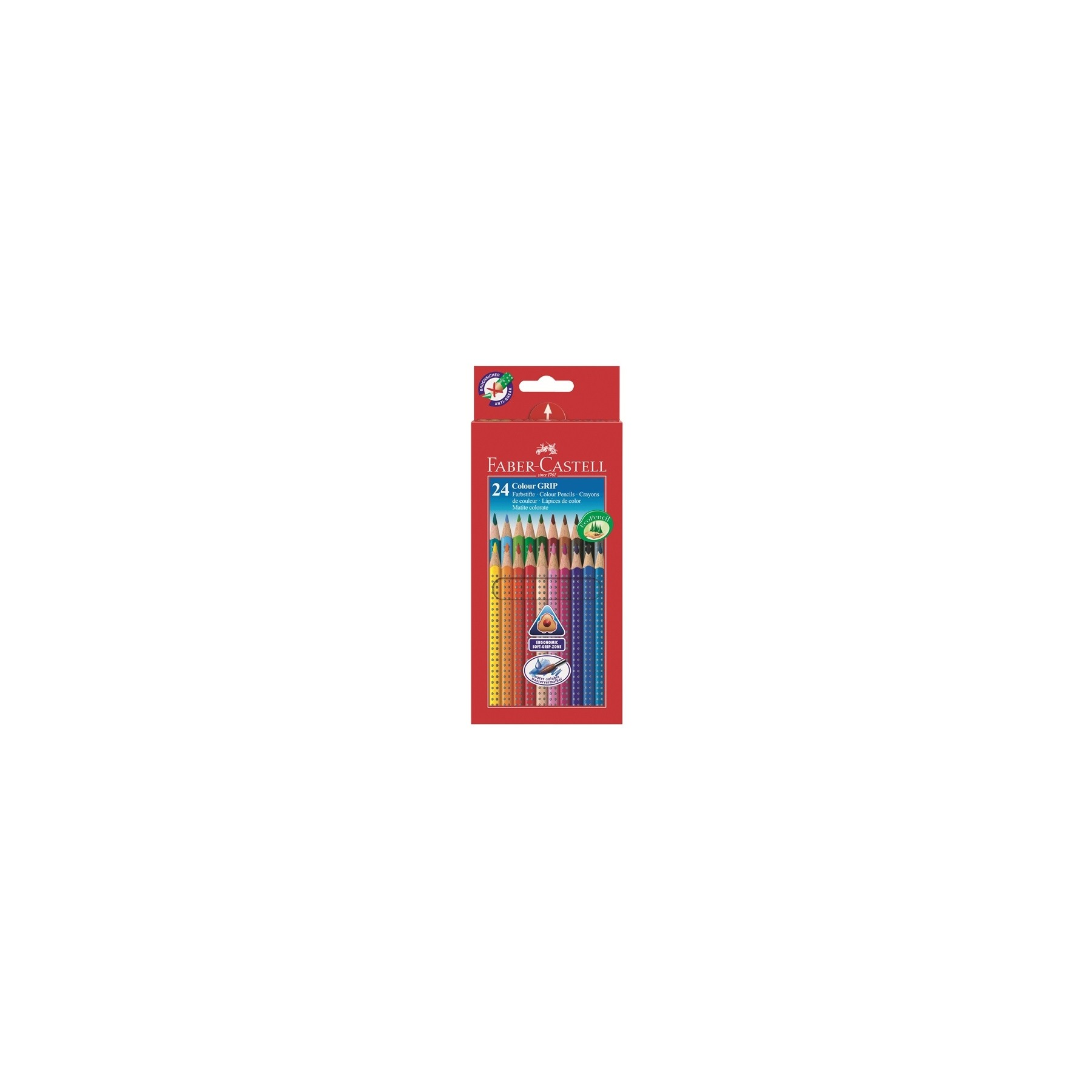 Faber-Castell - 24 Colour Grip 2001 pencils (112424)