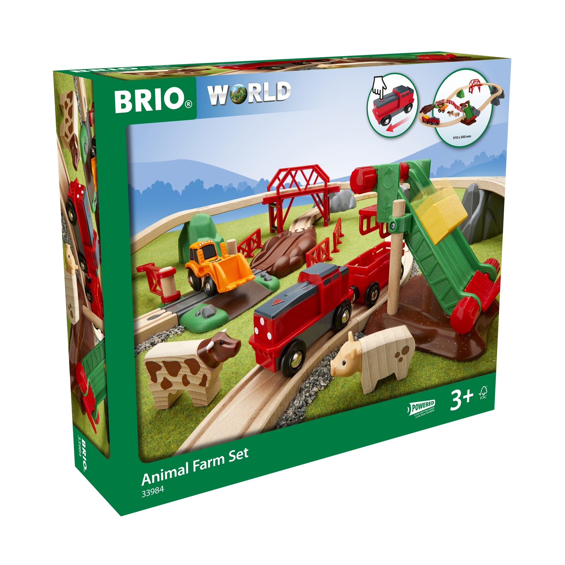 BRIO - Railway Farm Set  (33984)