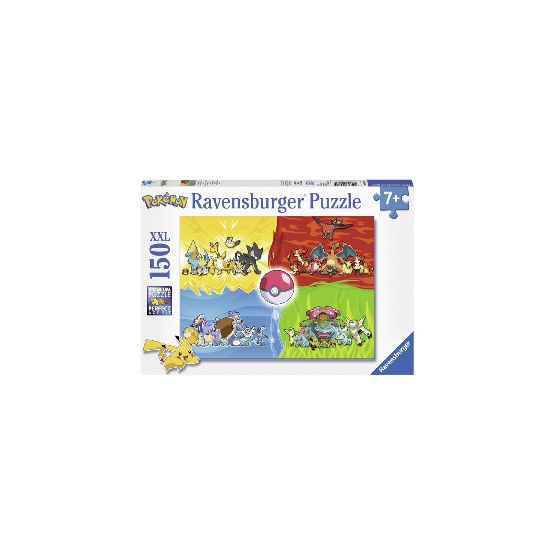 Rompecabezas Pokemon - Tipos de Pokemon (150 piezas XXL) (10110035)