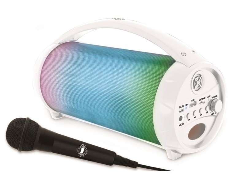 Lexibook - iParty Bluetooth Speaker with lights and mic (BTP585Z)