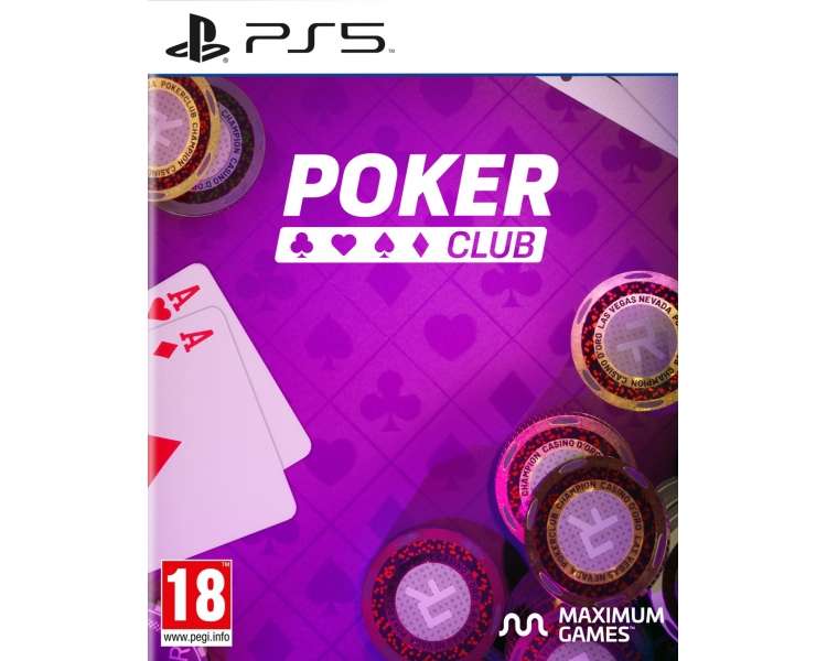 Poker Club Juego para Consola Sony PlayStation 5 PS5, PAL ESPAÑA