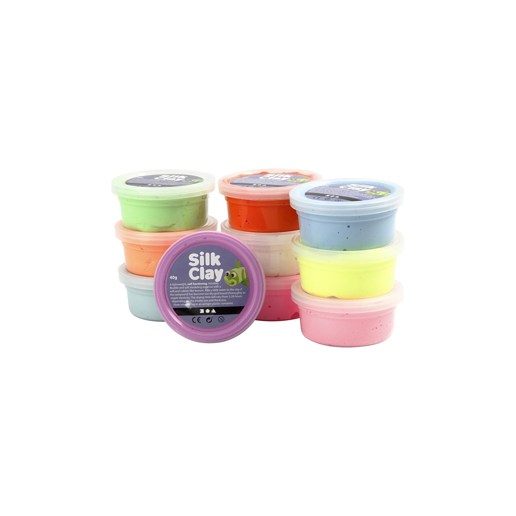 Silk Clay - Basic Colours (10 x 40 g) (79146)