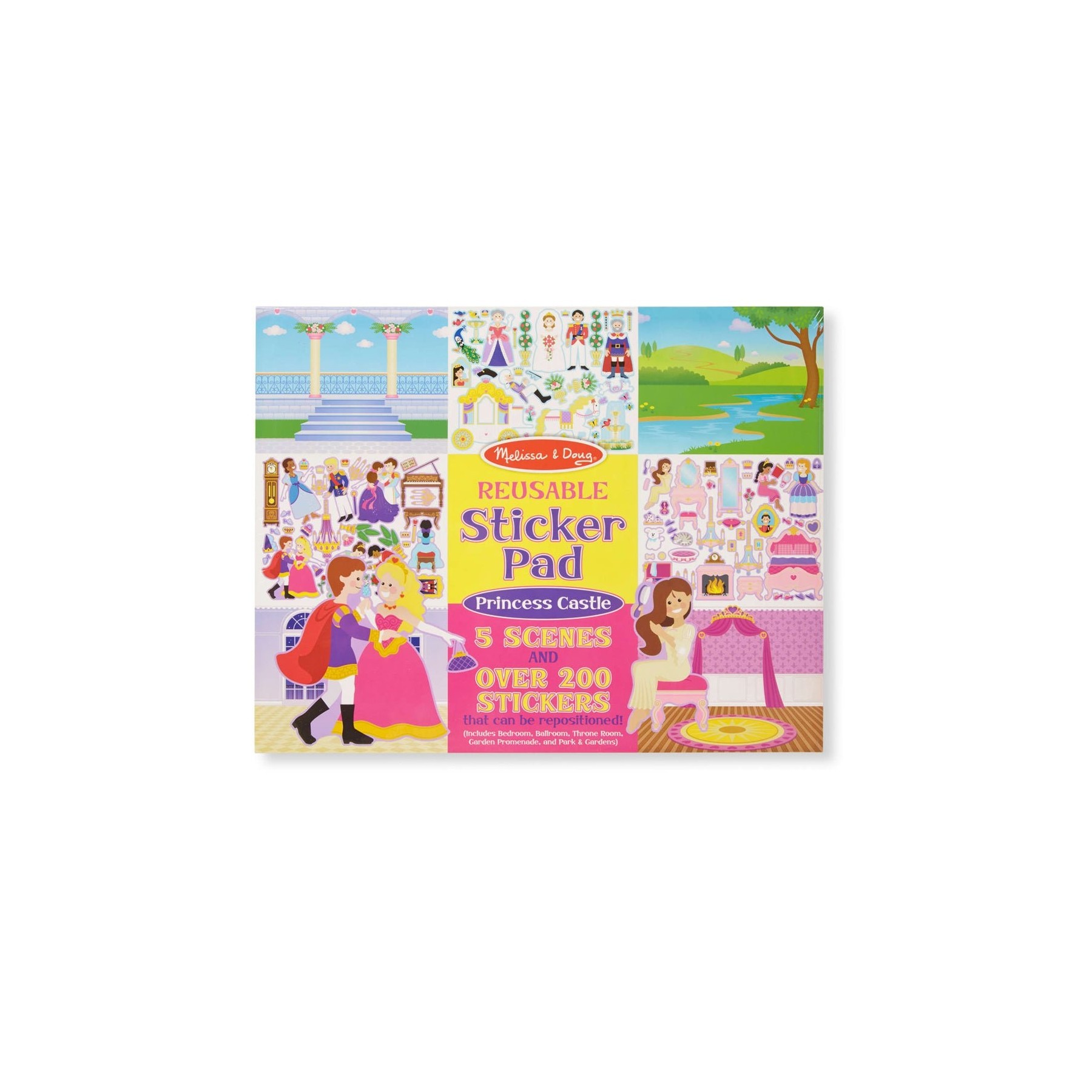 Melissa and Doug - Reusable Sticker Pad - Princess Castle - (14306)