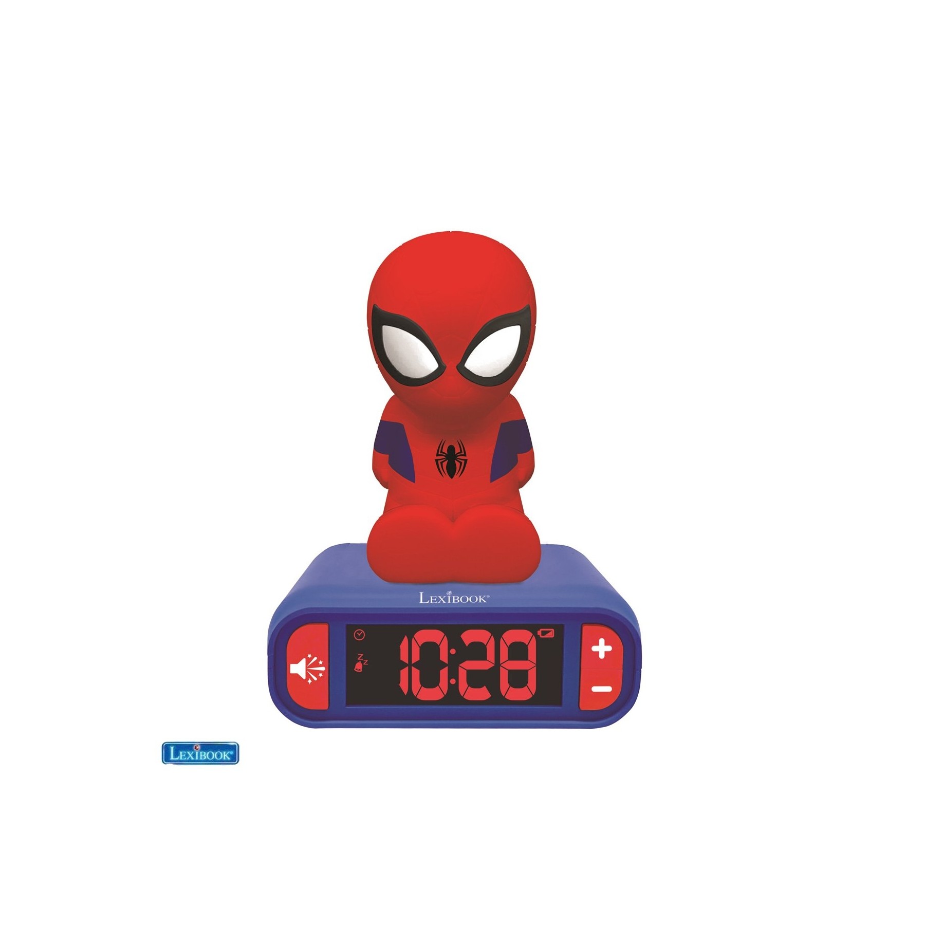 Lexibook - Spider-Man - Alarm Clock with Night Light 3D (RL800SP)