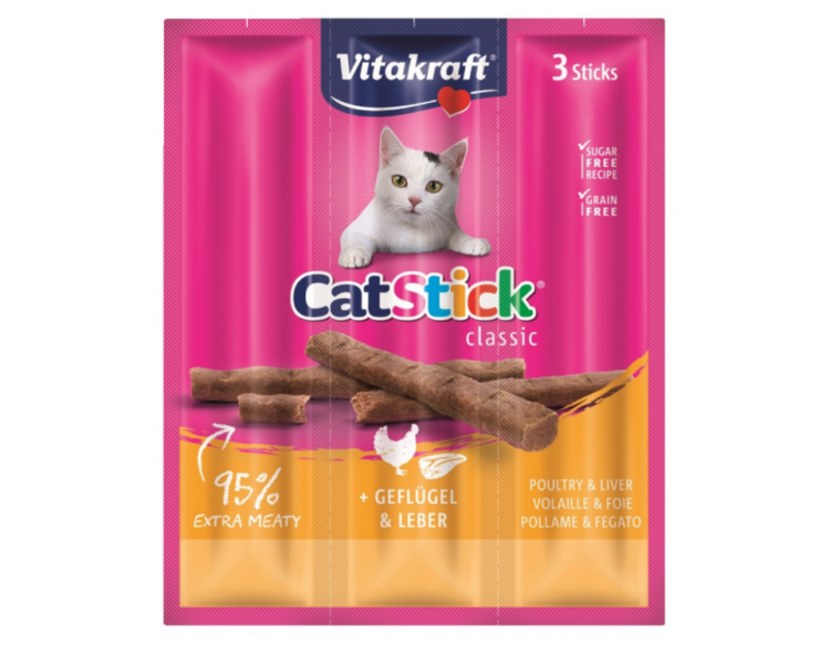 Vitakraft - Cat Stick poultry & liver  - (10869)